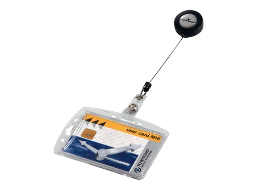 Afrolmechanisme Durable 8012 54x85mm met gesloten pashouder