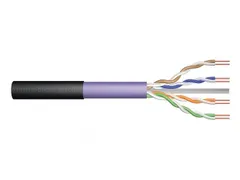 CAT 6 U-UTP buitenkabel 250 MHz AWG 23/1 500m Eca zwart/violet