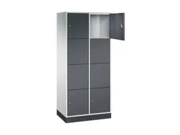 grootvolume-lockersysteem,RAL 7035/RAL 7021,HxBxD 1950x820x500mm