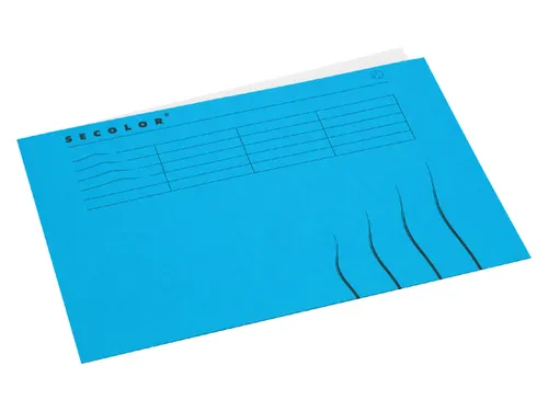 Vouwmap Secolor A4 Blauw