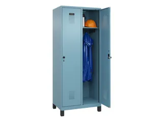 locker,HxBxD 1950x800x500mm,2vak,vak B 400mm,draaigrendel,voeten - 1