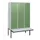 locker met bank,HxBxD 1950x1200x815mm,3vak,vak B 400mm,cil.-slot