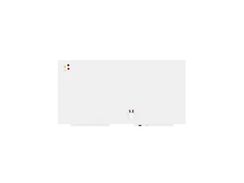 Whiteboard Rocada Skin Duo 2x module 100x100 cm wit