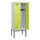 locker,HxBxD 2120x800x500mm,2vak,vak B 400mm,cil.-slot,voetonderstel