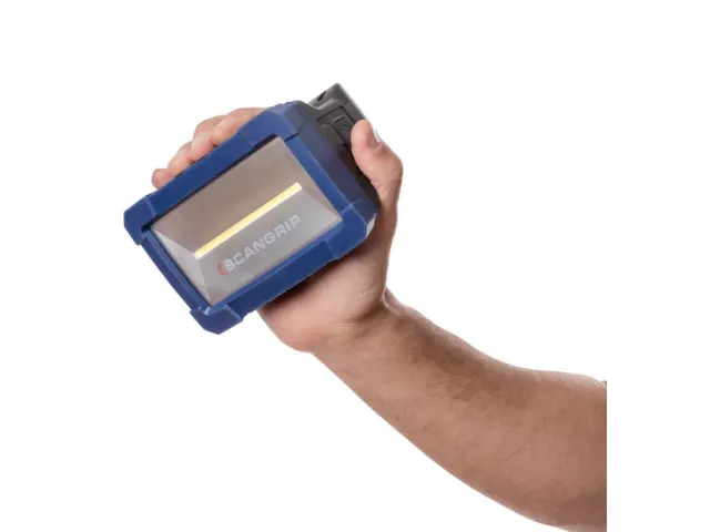accu-werklamp,behuizing kunststof,COB-led,500-1000lumen,powerbank