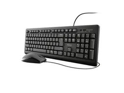 Toetsenbord Trust Primo + muis QWERTY zwart