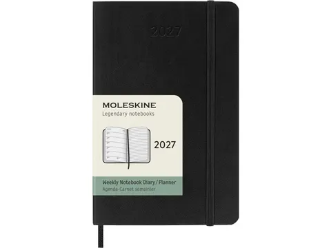 Agenda 2027 Moleskine 12 mois Planner Weekly 7 jours/1 page Pocket CS