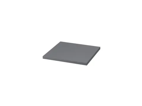 houten vloer v. kantoorstelling BxD 367x376mm dikte 22mm grafiet