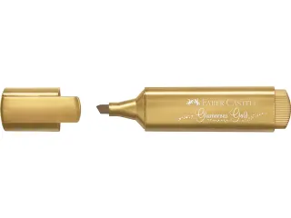 Tekstmarker Faber Castell Metallic goud - 5