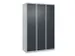 locker voor scheiding van kleding,HxBxD 1850x1200x500mm,3vak