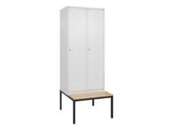 locker voor scheiding van kleding,HxBxD 2120x800x815mm,2vak