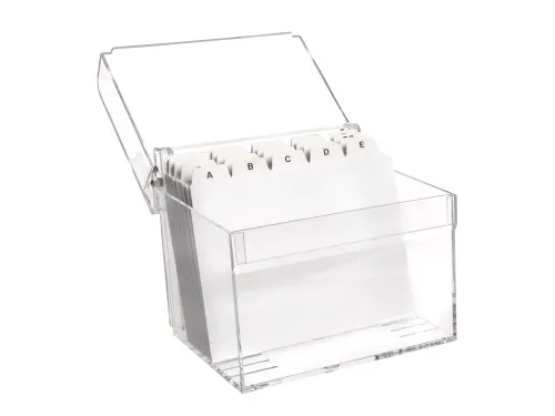 Kaartenbak Maul met index DIN A6 acryl
