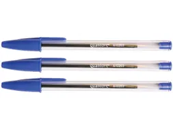Balpen Quantore Stick blauw medium