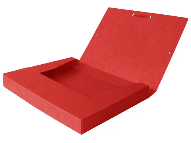 Elastobox Oxford Top File+ A4 25mm rood