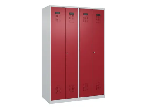 locker voor scheiding van kleding,HxBxD 1850x1200x500mm,4vak