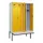 locker met bank,voor scheiding van kleding,HxBxD 2120x1200x815mm,4vak