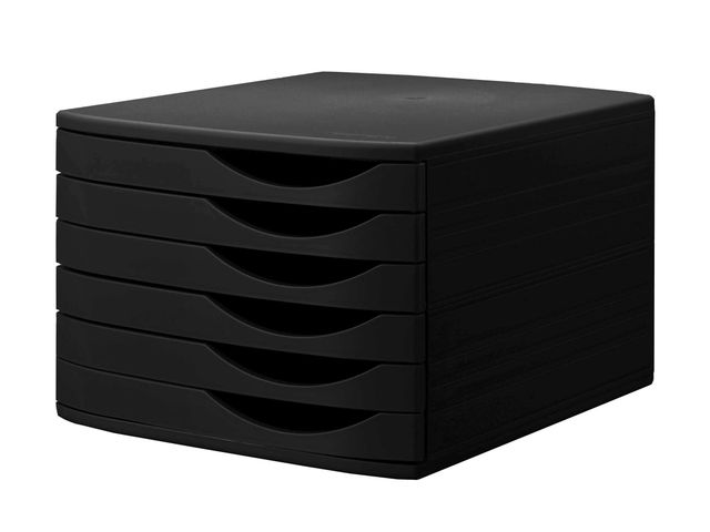 Cube 4, Schubladen schwarz Leitz 52521095 Schubladenbox Regale & Ablagen Küche