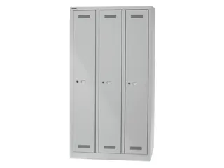 garderobekast,HxBxD 1700x900x500mm,3vak,vak B 248mm,cil.-slot, - 4