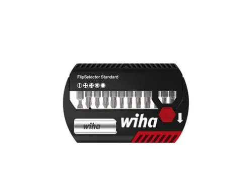 Wiha Bitset FlipSelector Standard 25mm Assorti 13-Delig 1/4 Inch (390