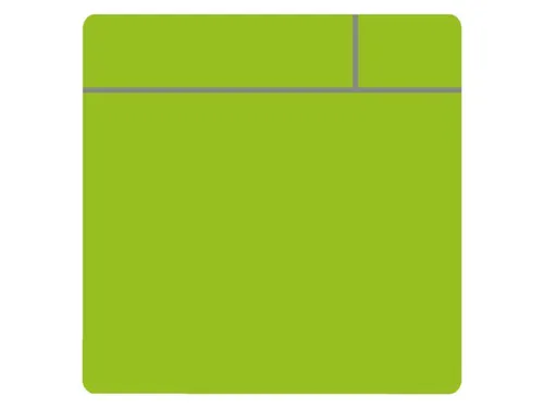 Magneet scrum 75x75mm groen 5 stuks