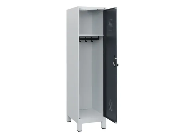 schoollocker,HxBxD 1630x400x500mm,1vak,vak B 400mm,draaigrendel,voeten