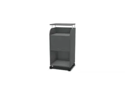 caddy,HxBxD 1130x550x470mm,3niveaus,1kasten,MS-donkergrijs