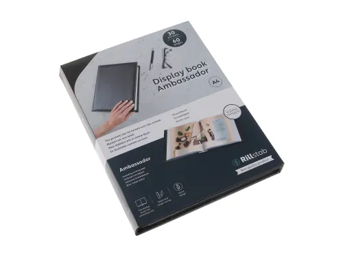 Showmap Rillstab Ambassadeur A4 RI98034 3 Kanaals 30 Tassen Zwart