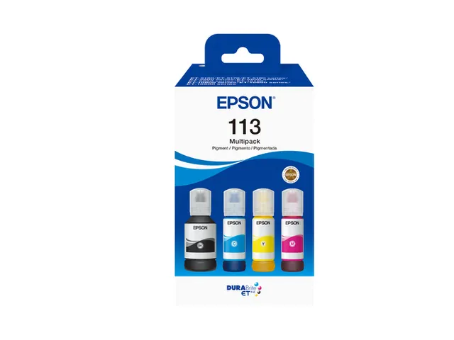 Epson 113 EcoTank Navulinkt Set Zwart + 3 Kleuren