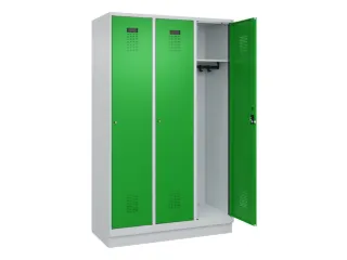 locker,HxBxD 1950x1200x500mm,3vak,vak B 400mm,cil.-slot,sokkel - 2
