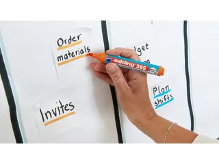 Edding 385 Flipchart effect marker Oranje - 2