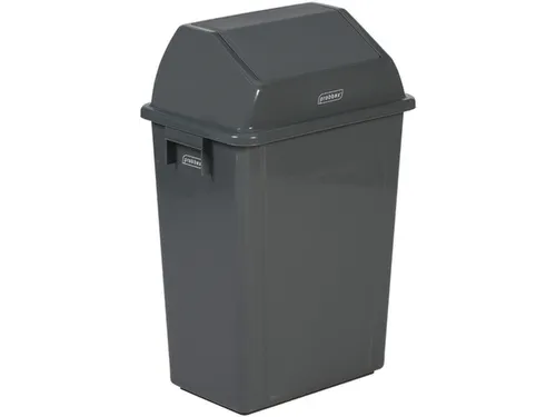 afvalbak,40l,HxBxD 600x395x276mm,wandmontage,romp PP grijs