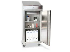 Lessenaarkast Rvs Hxbxd 1270x500x500mm 2legborden Hoogte Verstelbaar