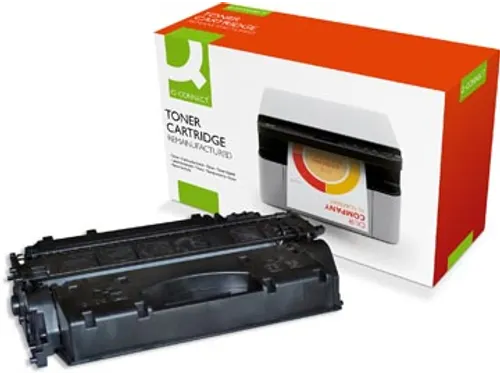 Q-connect toner 6500 pagina's HP CE505X Zwart