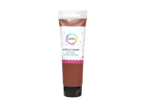 Acrylverf Qrea 120 ml burnt sienna