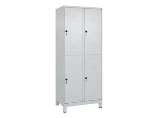 dubbeldekse locker,HxBxD 1950x800x500mm,2x2vak.,vak B 400mm - 1