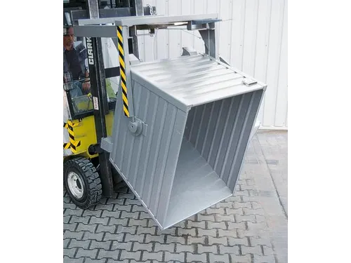 Kiepbak Hxbxd 600x600x800mm 0.30m³ 55kg Draagverm. 500kg Verzinkt