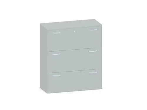 hangmappenkast 1150x1000x430mm 3hangmappenframes Lichtgrijs