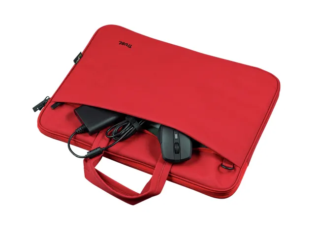 Laptoptas Bologna Rood 16 inch