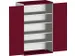 armoire modulaire,HxlxP 2000x1300x650mm,3xtablette en acier,2tiroir(s)