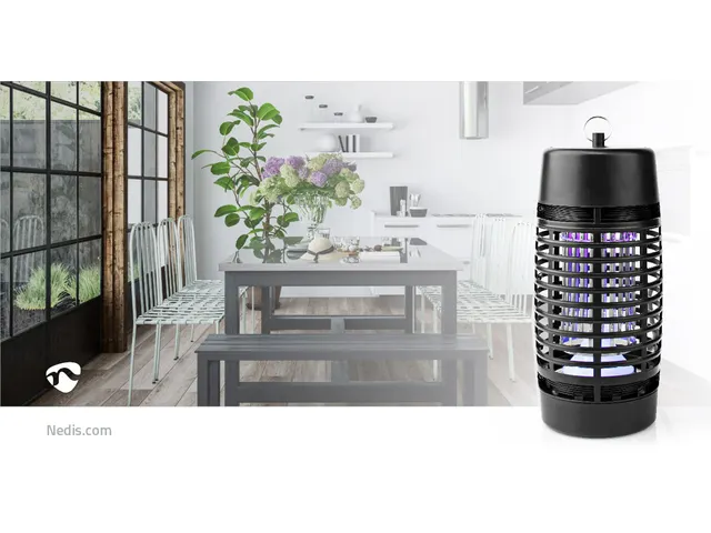 Insectenlamp Nedis electrisch 30watt 30M2 zwart