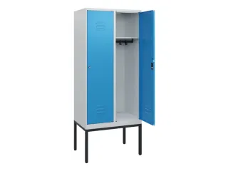 locker,HxBxD 1950x800x500mm,2vak,vak B 400mm,cil.-slot,voetonderstel - 2
