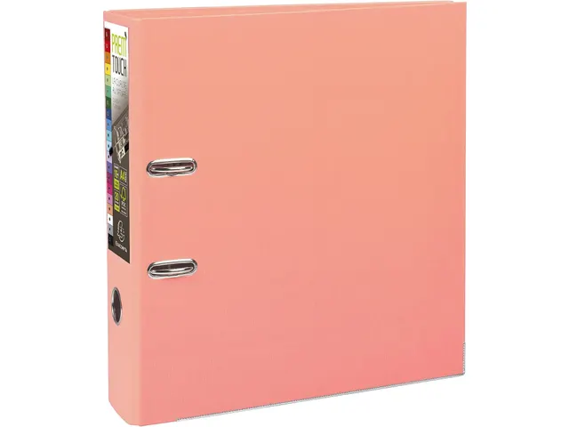 Ordner Prem'Touch 80mm PP Lachs