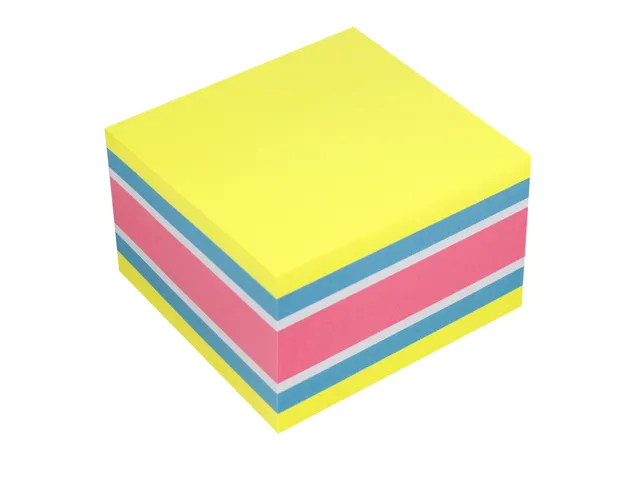 75X75Mm Assorti Des Couleurs Vives Bloc 450 Feuilles