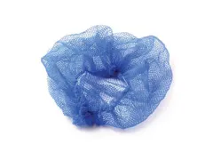 Haarnet detecteerbaar blauw mesh 5 mm 100 stuks