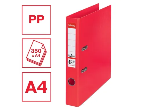 Ordner Esselte No 1 Power PP 50 mm rood 5 stuks