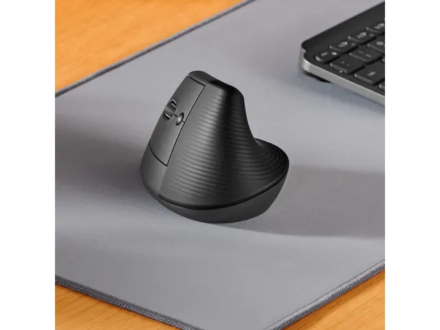 Logitech Lift Verticale Draadloze Ergonomische Muis Links Zwart