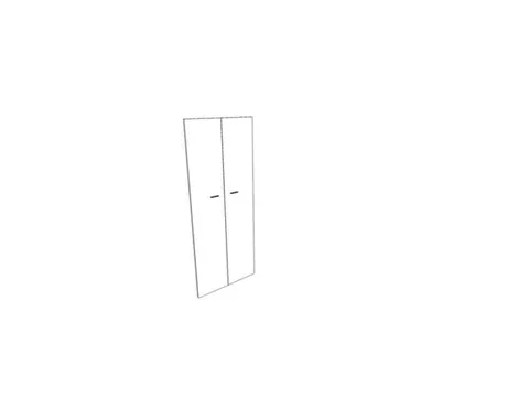 dubbele vleugeldeur,v. scheidingswand,5ordnerhoogte,HxB 2110x860mm