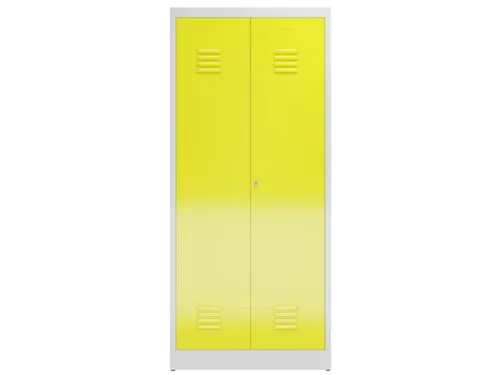 garderobekast 1800x800x500mm 2vak klink RAL7035 RAL1018