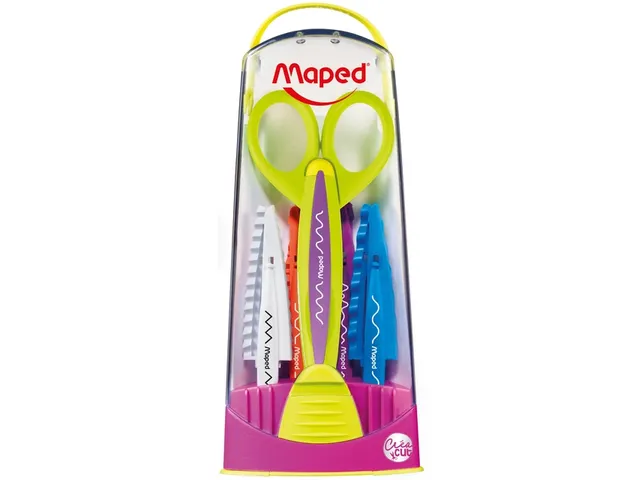 Ciseaux Maped Crea Cut avec 5 lames interchangeables