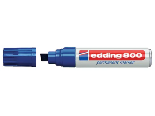 Viltstift edding 800 schuin blauw 4-12mm